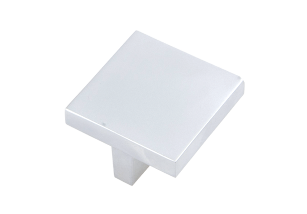 Ручка-кнопка, S-2290-32, 41х41х25мм, металл, хром