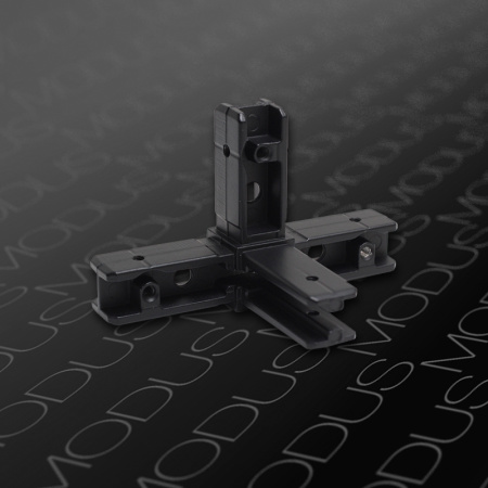 Уголок соединительный 4L, латунь+4 винта, Modus