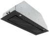 Вытяжка полновстраиваемая Falcon Black Glass 80, 80см, с угольным фильтром, черный, Konigin