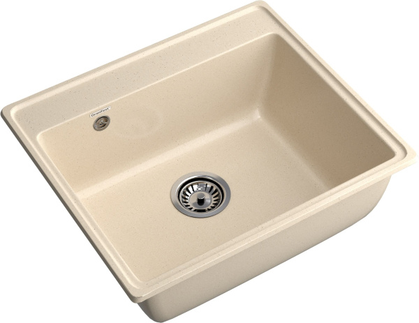 Мойка GranFest VERTEX V-580, 580х500 мм, кашемир