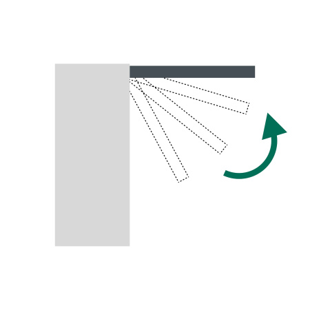 Подъемник Фри Слим Флап (M-L), Ш=200-1200, В=225-650, 0,7-21,3кг, никель