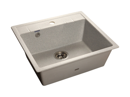 Мойка GranFest QUADRO 561, 560х500 мм, серый