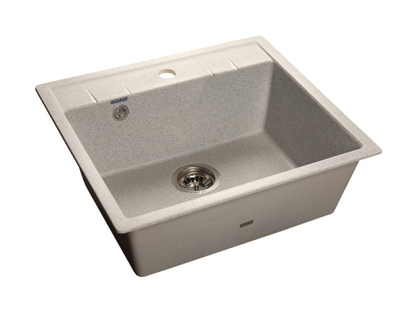 Мойка GranFest QUADRO 561, 560х500 мм, серый