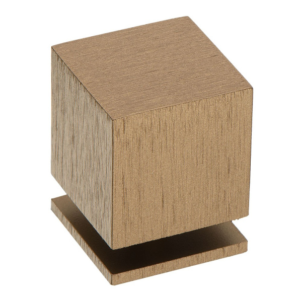 Ручка-кнопка, 1954 0025 ELX8, 32х25х25мм, металл, брашированная бронза