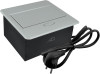 Горизонтальная, 1хEURO+2хUSB A+C, полуавтомат, алюминий, 138х135х68мм, металл/пластик, AQ