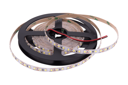 Лента  8х5000мм, SMD 2835, 12В, теплый,  9.6 Вт/м, 120 диодов/м, 400 Лм/м, IP20, SWG