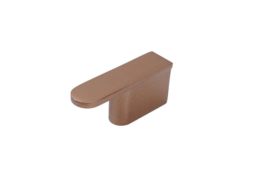 Ручка-кнопка, 664, 45х12х20мм, металл, медь