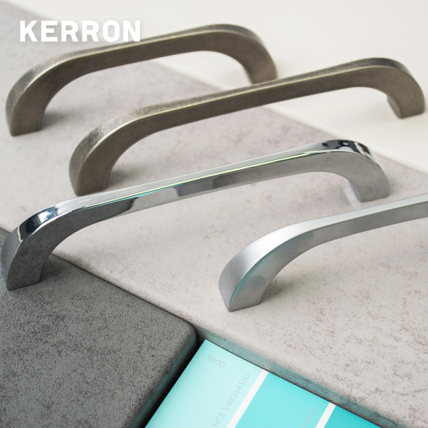 Ручка-скоба, 2550, 128мм, металл, чернёный старинный цинк