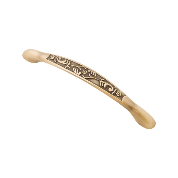 Ручка-скоба, 009, 128мм, металл, бронза