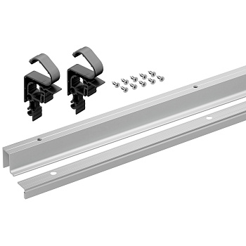 Комплект профилей WingLine L, L=1200мм, с перфорацией, с ниж. направ. проф, алюминий анодированный
