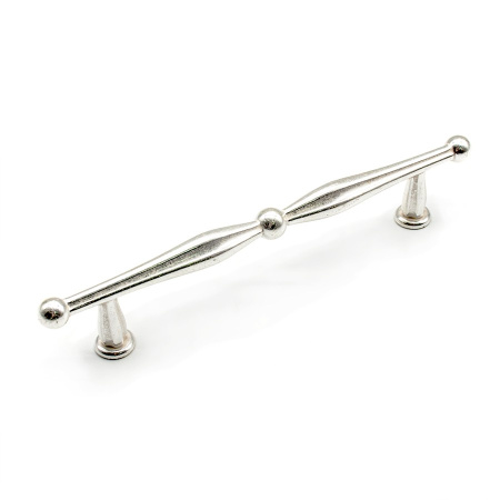 Ручка-скоба, WMN814.128.00M5, 128мм, металл, венецианское серебро, Giusti