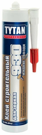 Клей Tytan Professional 930 для зеркал, 380г, бежевый