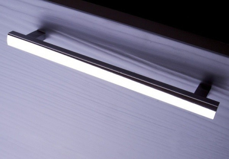 Ручка-рейлинг, 196, 12х12мм, 160мм, металл, хром