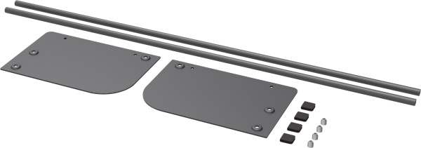 Подставка для обуви Конеро, W 762 мм, черный, Kessebohmer