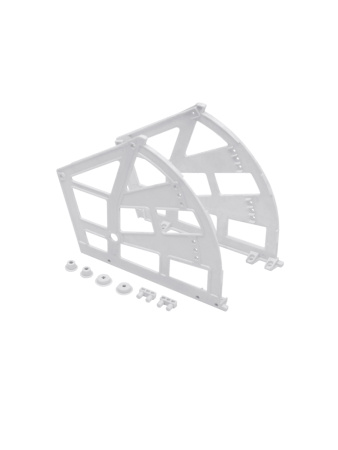 Поворотное устройство для обуви, 3 секции, белый