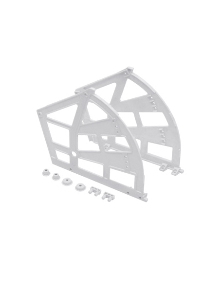 Поворотное устройство для обуви, 3 секции, белый