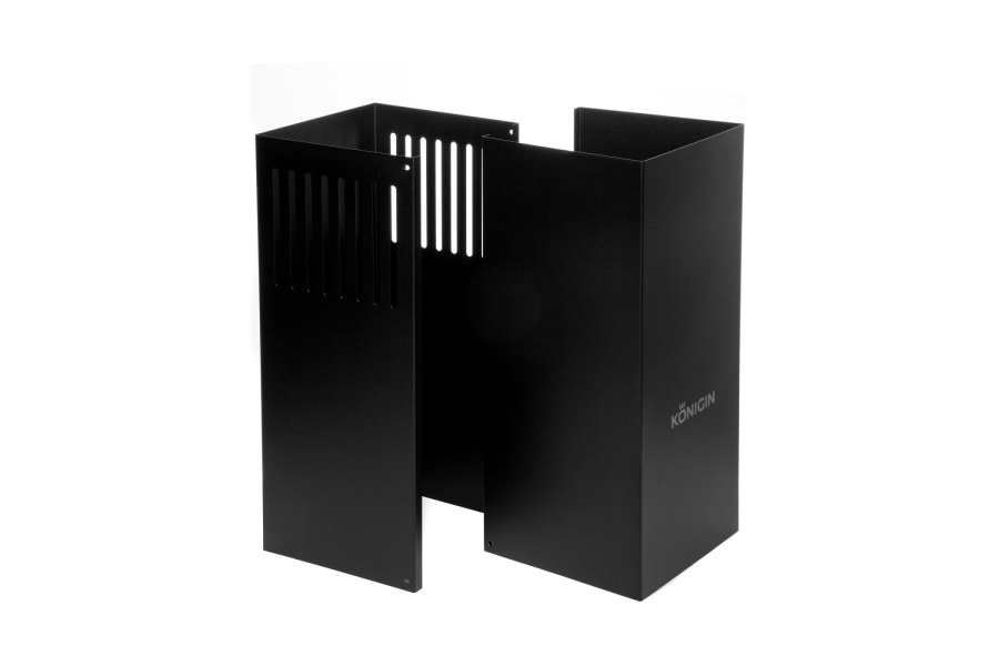 Вытяжка настенная Canary Black, 50 см, без угольн. фильтра, черный, Konigin