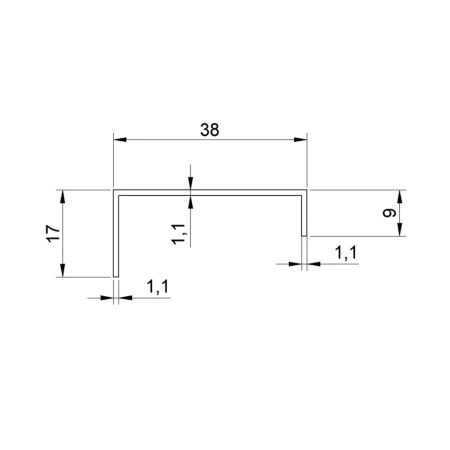 Ручка торцевая, 0518064L09, WAY, 64мм, металл, черный матовый, Viefe