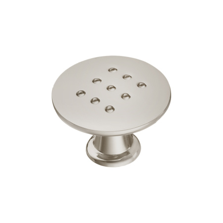 Ручка-кнопка, K-1060 SN, 28х28х20мм, металл, матовый никель