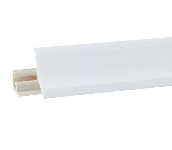 Плинтус LB-23, белый глянец, 3000мм, Россия