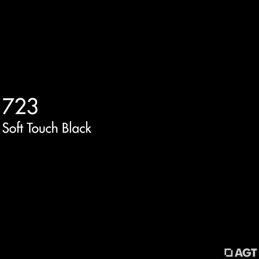 723/3089, фасад, 18мм, черный матовый soft touch/черный