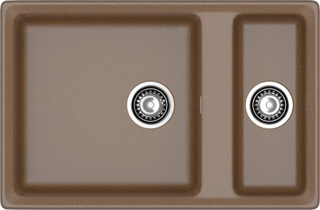 Мойка GranFest LEVEL 760K, 760х500 мм, терракот