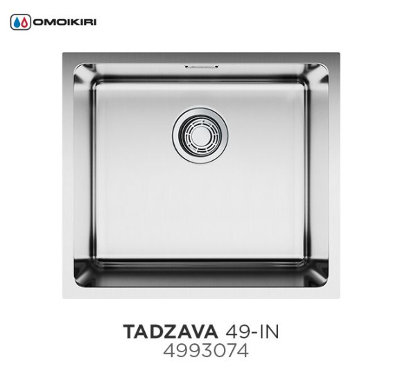Мойка Tadzava 49-U/I-IN, нержавеющая сталь, нержавеющая сталь