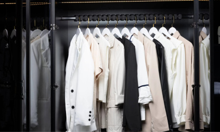 Накладка Foscrinium для овальной штанги гардеробного шкафа, L=1200 мм, черный