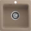 Мойка ЭкоМ М-430, 432х432мм, мрамор, песочный (без сифона)