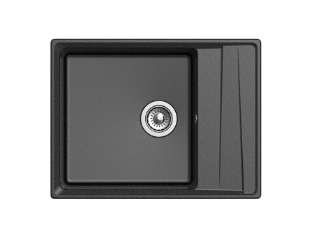 Мойка GranFest LEVEL 660L, 660х500 мм, черный