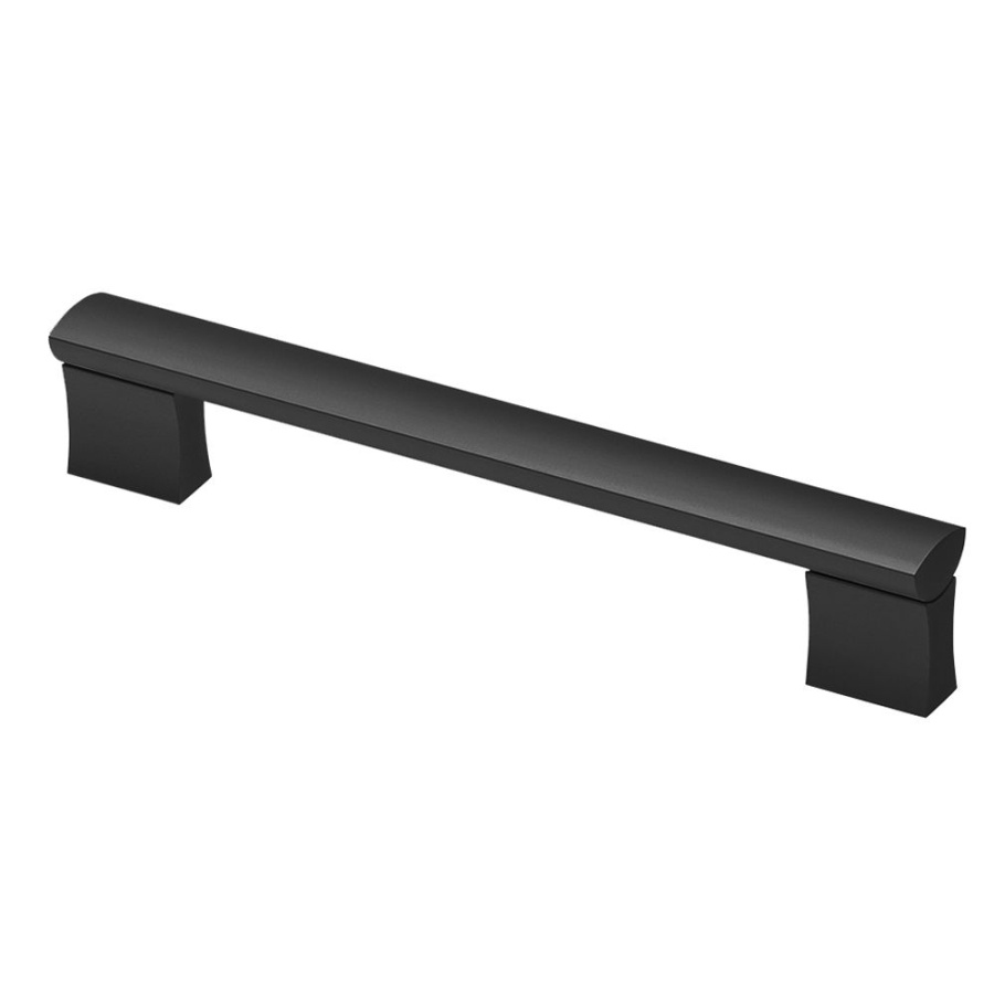 Ручка-скоба, UA-BO-311, 160мм, металл, черный матовый