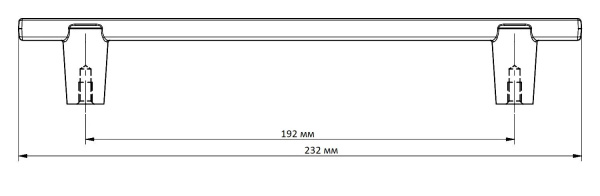 Ручка-скоба, RAY, 128мм, металл, брашированное золото