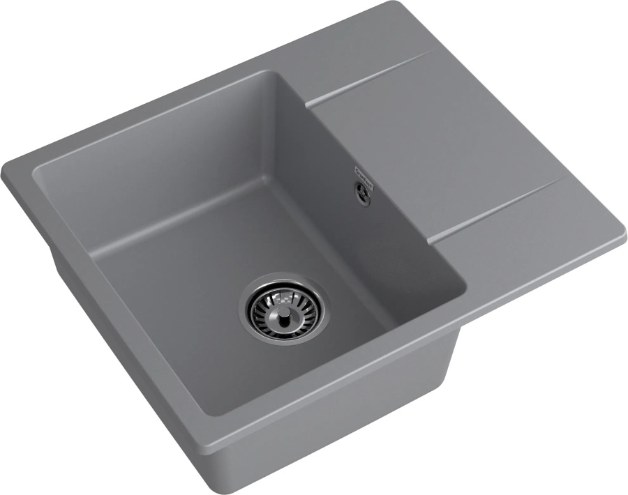 Мойка GranFest URBAN 258L, 580х490 мм, темно-серый