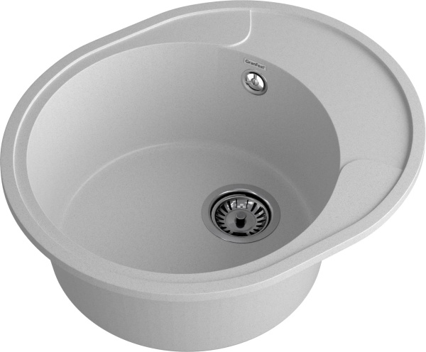 Мойка GranFest URBAN 857L, 580х490 мм, серый