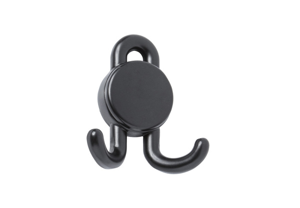 Крючок, 321, двухрожковый, металл, черный матовый