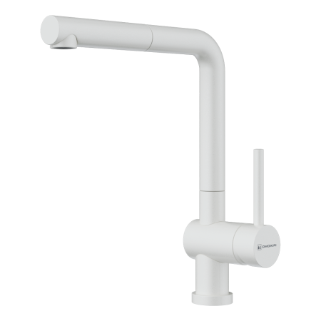 Смеситель Akashi-S-WH, латунь, белый