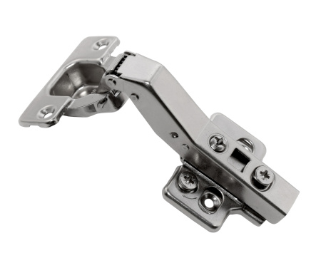 Петля угловая 45*, доводчик, планка 3D, 48мм, HISSEN