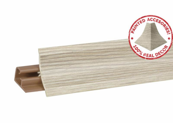 Плинтус LB-23, дуб молочный, 3000мм