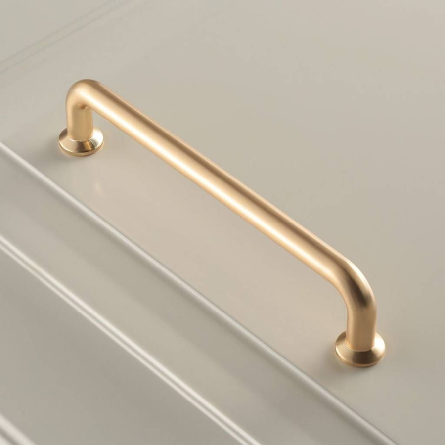 Ручка-скоба, NORD, 128мм, металл, брашированное золото