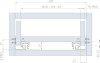 Направляющие скрытого монтажа, 300мм, полного выдвижения, 3D-регулировка, AQ