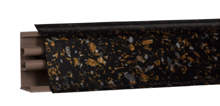 Плинтус LB-38, L=3000мм, черная бронза матовый