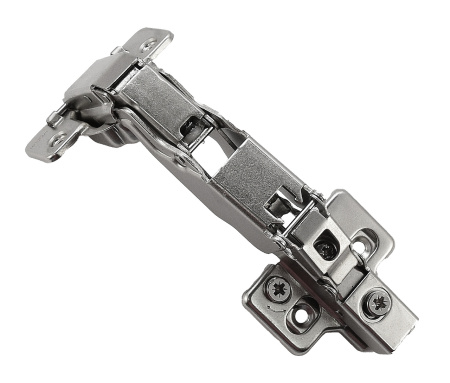 Петля LAMA угловая 165*, доводчик, планка 3D, регулировка 3D, 48мм, HISSEN