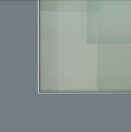 MZ12 Алюминиевый профиль для стекла, 45х20мм, L=6000мм, белый матовый soft touch