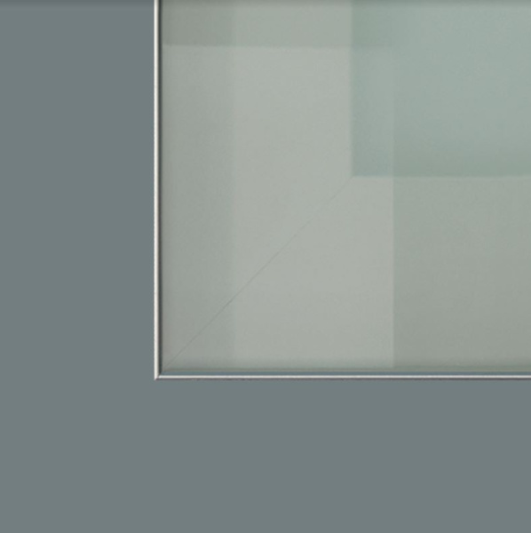 MZ12 Алюминиевый профиль для стекла, 45х20мм, L=5000мм, титан