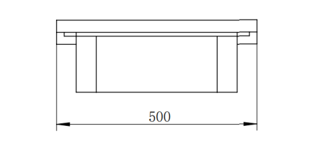 Мойка накладная, 500х600х160х0,6мм, глянец, универсальная+сифон, CMF