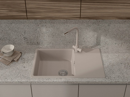 Мойка GranFest URBAN 678L, 780х490 мм, песочный