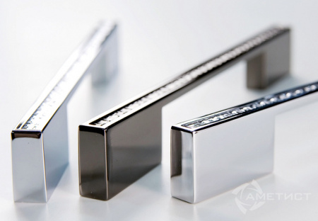 Ручка-скоба, 131, 160/192мм, металл, черный никель