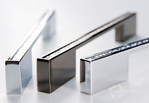 Ручка-скоба, 131, 160/192мм, металл, черный никель