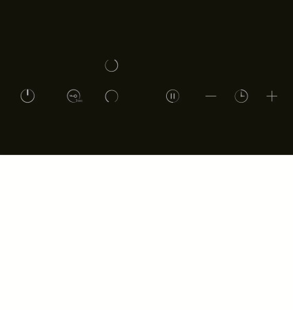 Варочная панель EVH 320A BL, 30см, стеклокерамика, черный глянец, Lex