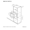 Микроволновая печь BIMO 20.01 WH, белый, Lex